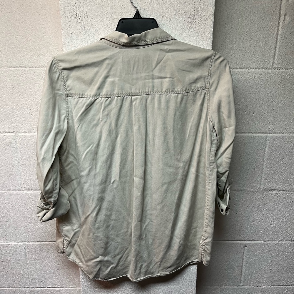 Express Women’s Light Tan Button-Up Jacket - Picture 6 of 6